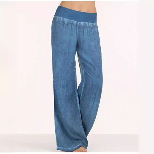 Damen lässige Weite Hose EB