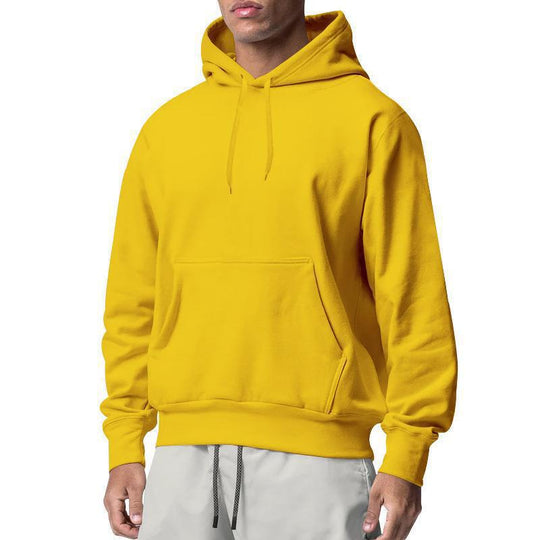 Herren nan Premium-Kapuzenpullover mit Kängurutasche, innen angerautem Fleece, verstärkter Nackennaht und geripptem Saum EB
