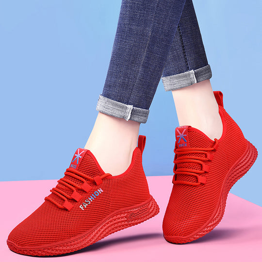 Damen Atmungsaktive Freizeitschuhe mit flexiblem Obermaterial und rutschfester Sohle EB