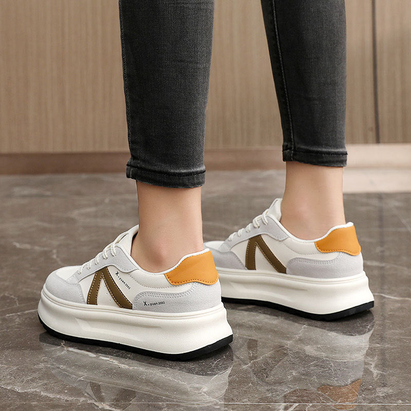 Damen modische Chunky Sneakers mit dämpfender Fußbetttechnologie EB