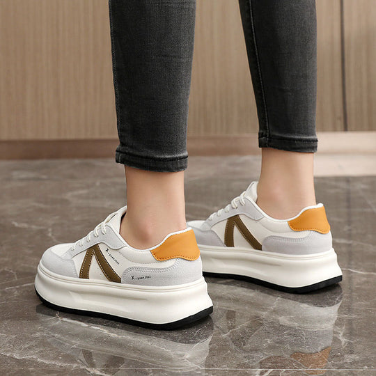 Damen modische Chunky Sneakers mit dämpfender Fußbetttechnologie EB