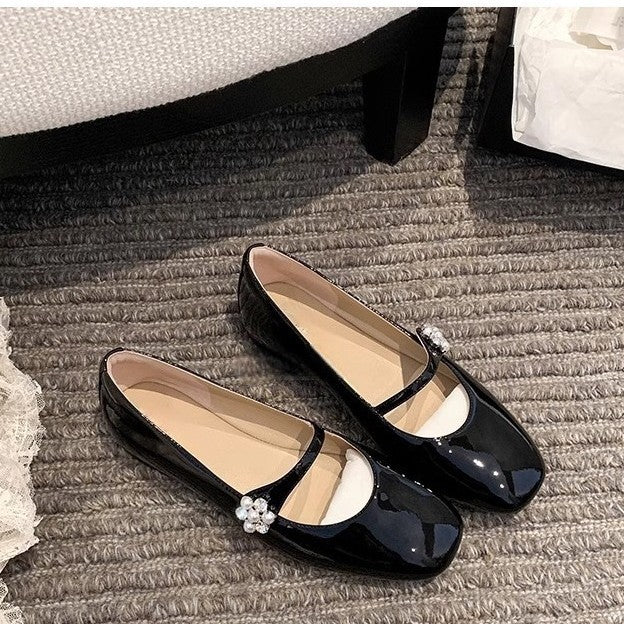 Damen Ballerinas mit eleganten Cut-Outs und modischem Dekor EB