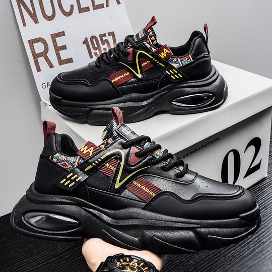 Damen Sportliche Chunky Sneakers mit atmungsaktivem Mesh-Obermaterial und gepolsterter Sohle EB