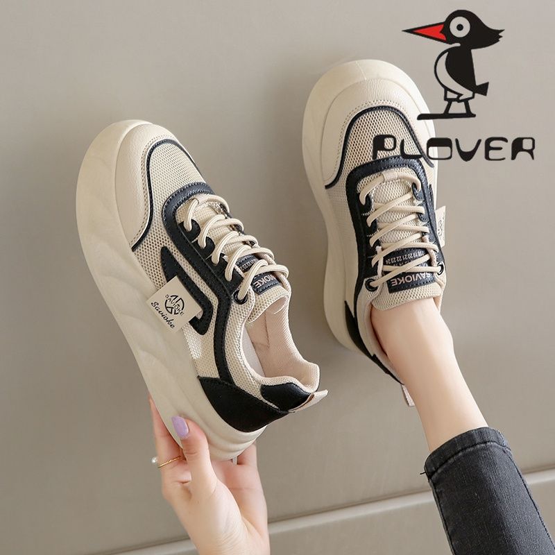 Damen Sportliche Sneakers mit ergonomischer Dämpfung und atmungsaktiver Oberflächenstruktur EB