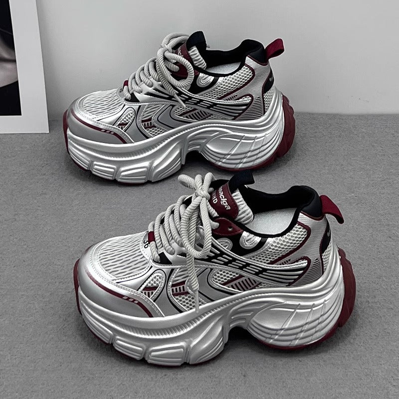 Damen Modische Chunky Sneakers mit innovativer Dämpfungstechnologie EB