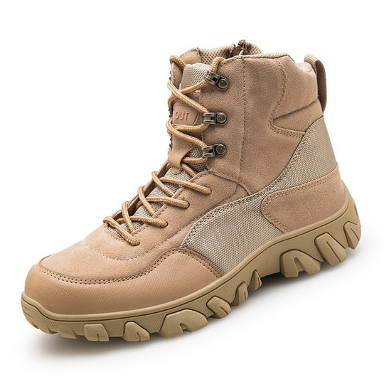Herren taktische Wanderstiefel mit rutschfester Sohle und wasserabweisendem Obermaterial EB