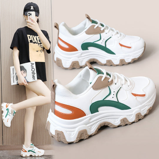 Damen Sportliche Sneakers mit gepolstertem Profil und stylischem Design EB
