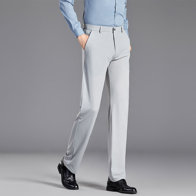 EB | Anzughose Slim Fit Seidenmischung Knitterfrei Gerade Schnitt