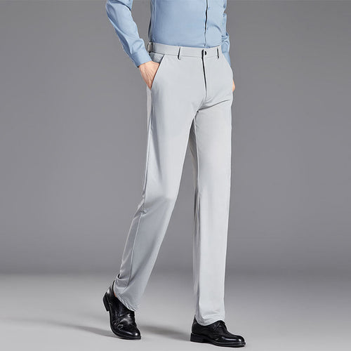 EB | Anzughose Slim Fit Seidenmischung Knitterfrei Gerade Schnitt
