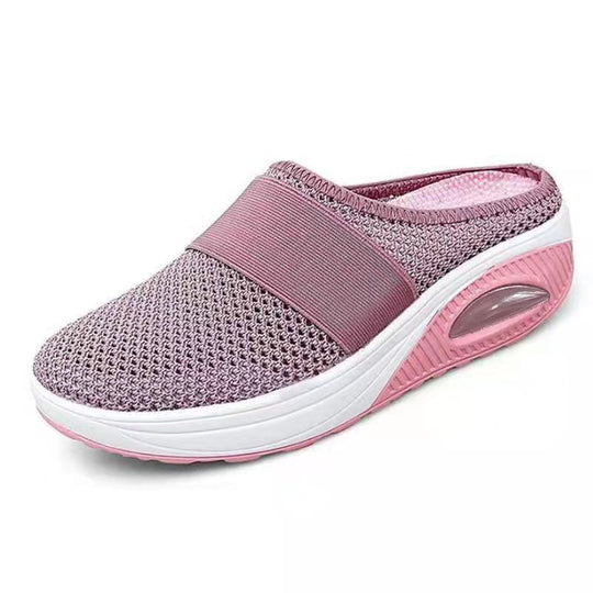 Damen Bequeme Clogs mit atmungsaktiver Mesh-Oberfläche EB