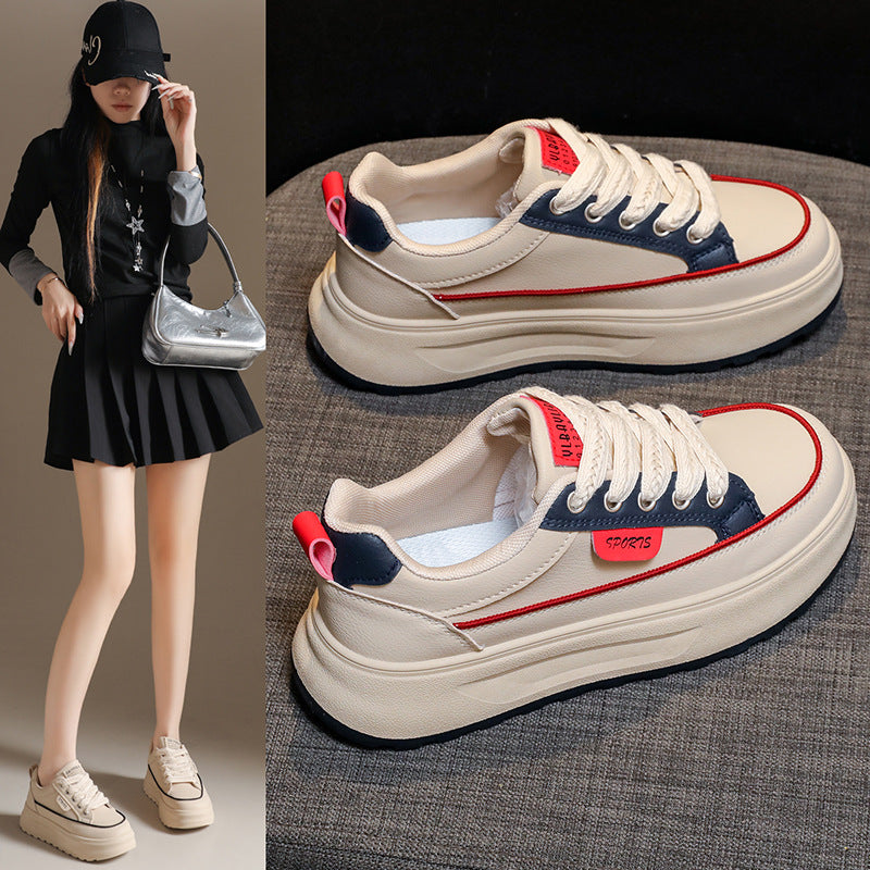 Damen Sportliche Chunky Sneakers mit atmungsaktivem Obermaterial und ergonomischer Dämpfung EB