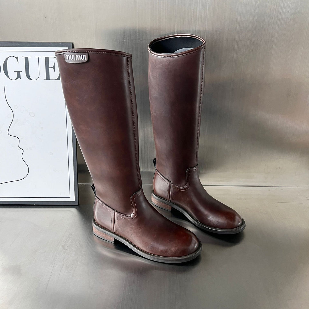 Damen Hochwertige Wasserfeste Stiefel mit Elegantem Design EB
