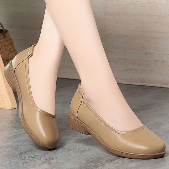 Damen Bequeme Komfort Ballerinas mit ergonomischer Sohle EB