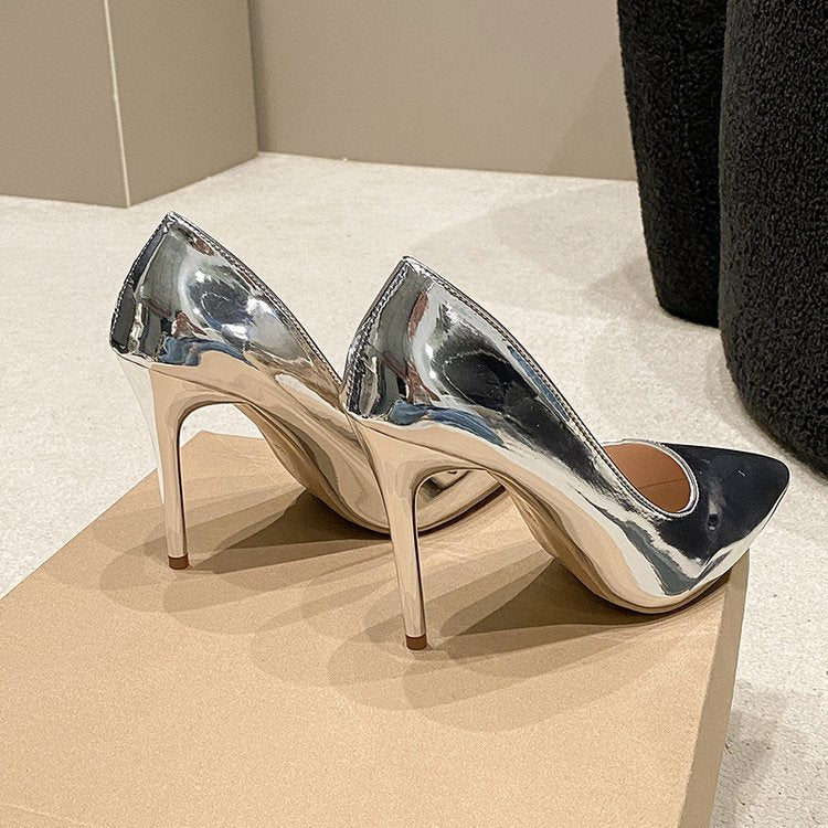 Damen elegante spitze High Heel Pumps EB
