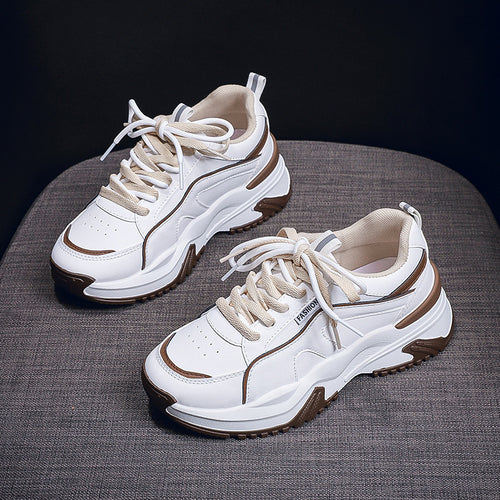 Damen Sportliche Chunky Sneakers mit hochwertiger Verarbeitung und rutschfester Sohle EB