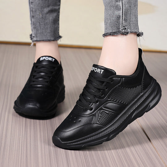 Damen nan modische Komfort-Walking-Sneaker mit stoßabsorbierender Mehrschichtsohle und gepolstertem Einstieg EB