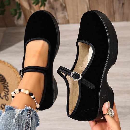 Damen Komfortable und stilvolle Clogs mit verstellbarem Riemen EB