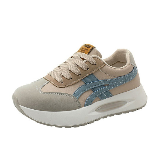 Damen Modische Sneaker mit attraktivem Plateau und atmungsaktivem Obermaterial EB