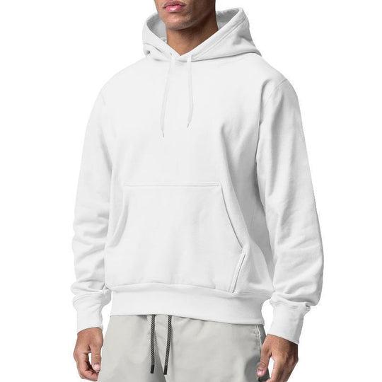 Herren nan Premium-Kapuzenpullover mit Kängurutasche, innen angerautem Fleece, verstärkter Nackennaht und geripptem Saum EB