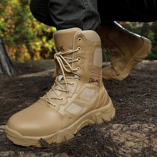 Herren strategische Einsatzstiefel mit verstärktem Knöchelschutz und rutschfester Sohle EB