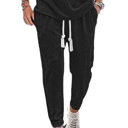 Herren Sportliche Freizeithose mit elastischem Bund und seitlichem Kordelzug EB