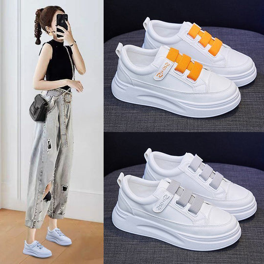 Damen bequeme Sneaker mit innovativem Klettverschluss und rutschfester Sohle EB