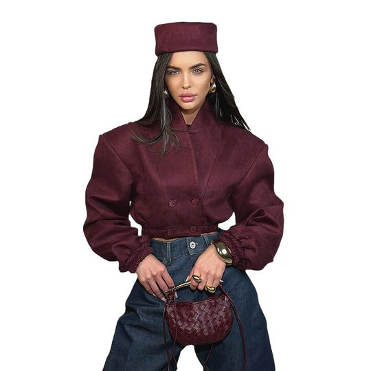 Damen Modische Boucléjacke EB