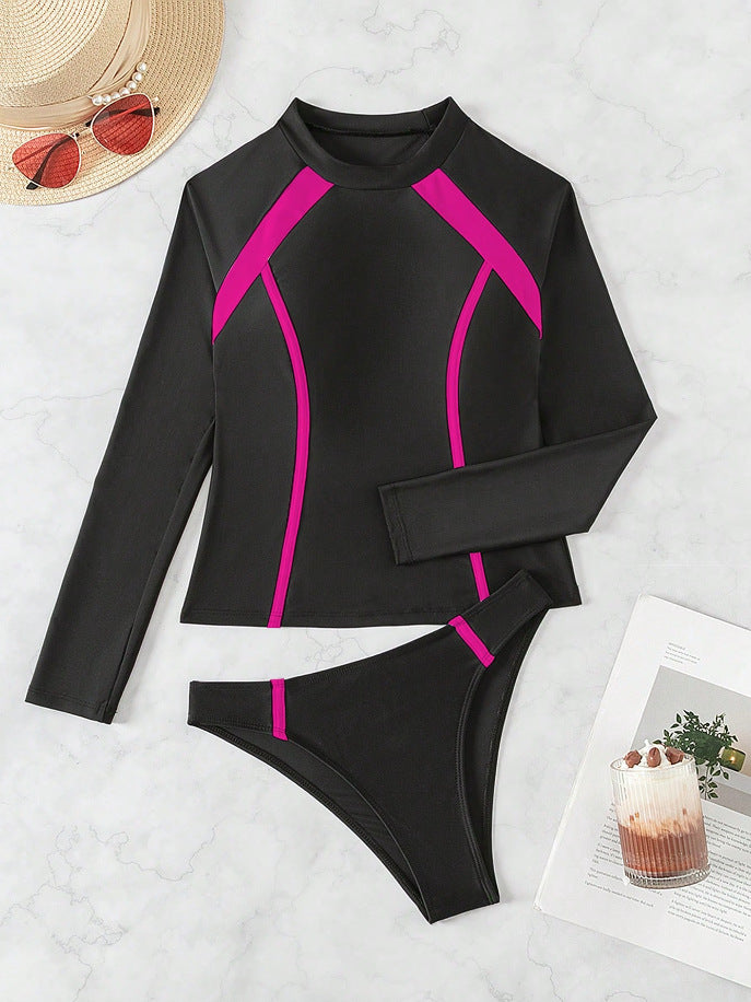 Damen Sportliches Zweiteiliges Badeanzug EB