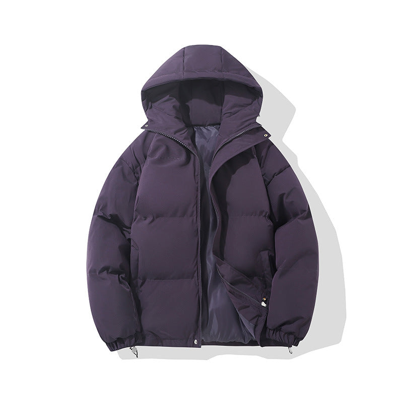 Herren hochisolierte Stepp-Kapuzenjacke mit synthetischer Thermofüllung, winddichter Außenhülle und verstellbarem Kordelzugsaum EB