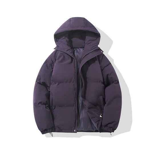 Herren hochisolierte Stepp-Kapuzenjacke mit synthetischer Thermofüllung, winddichter Außenhülle und verstellbarem Kordelzugsaum EB