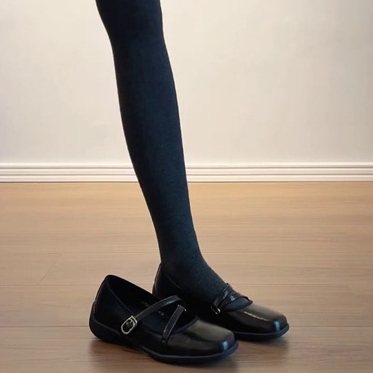 Damen Ballerinas mit verstellbarem Riemchen und gepolsterter Innensohle EB