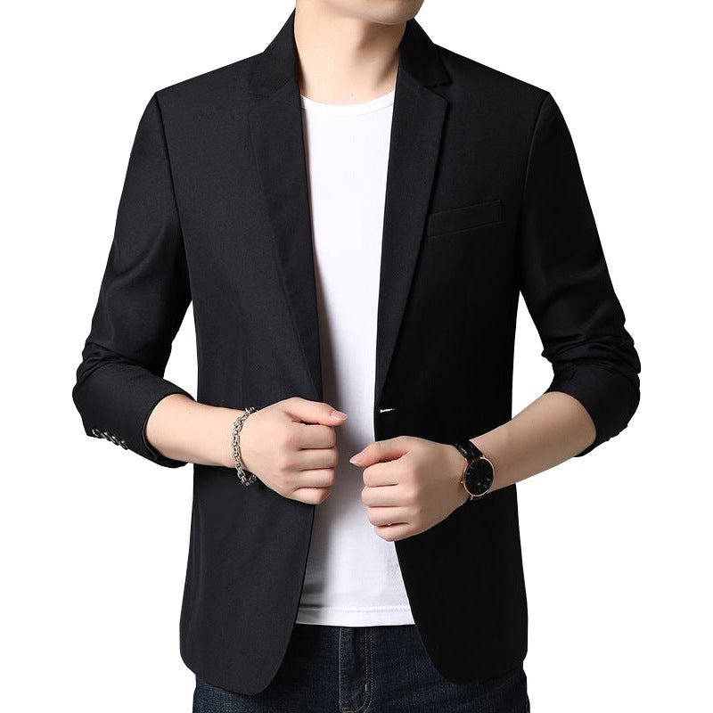 Herren Schlankes Business-Sakko mit minimalistischem Design und Stretch-Komfort EB