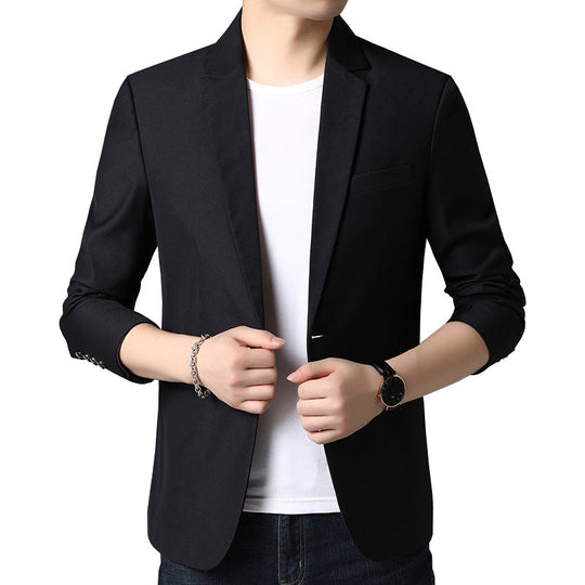 Herren Schlankes Business-Sakko mit minimalistischem Design und Stretch-Komfort EB