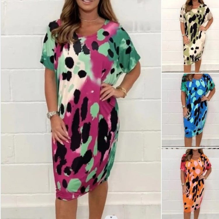Damen Jersey-Kleid mit aufregendem Muster EB
