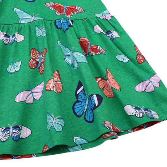 Mädchen Sommerkleid mit lebhaftem Schmetterlingsdesign EB