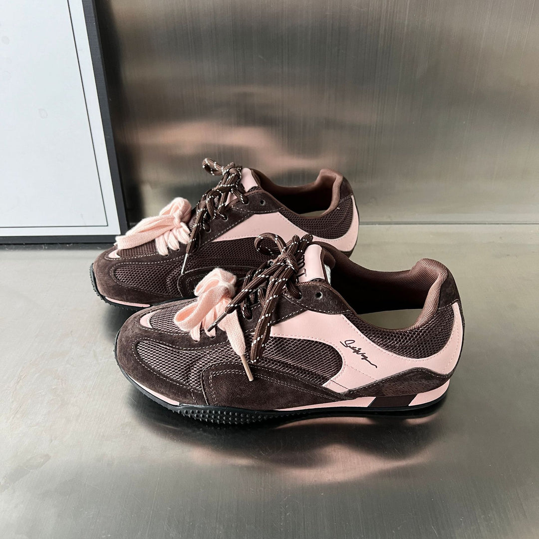 Damen Sportliche Sneakers mit atmungsaktivem Obermaterial und weicher Polsterung EB