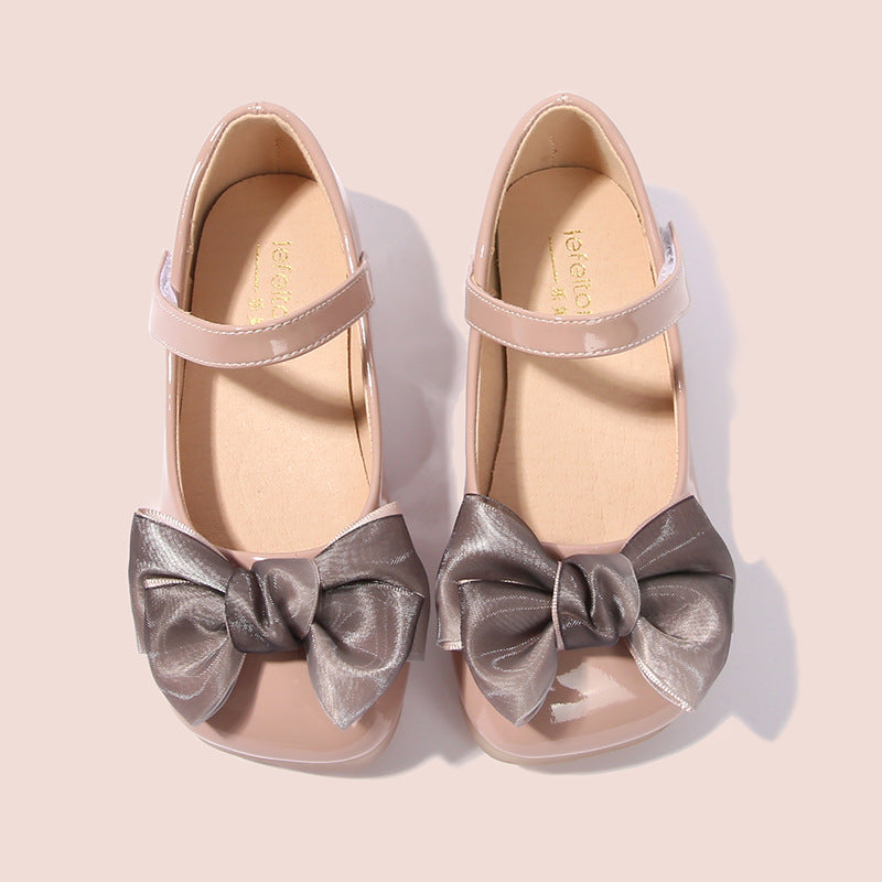 Mädchen Ballerinas mit dekorativem Schleifen-Design EB
