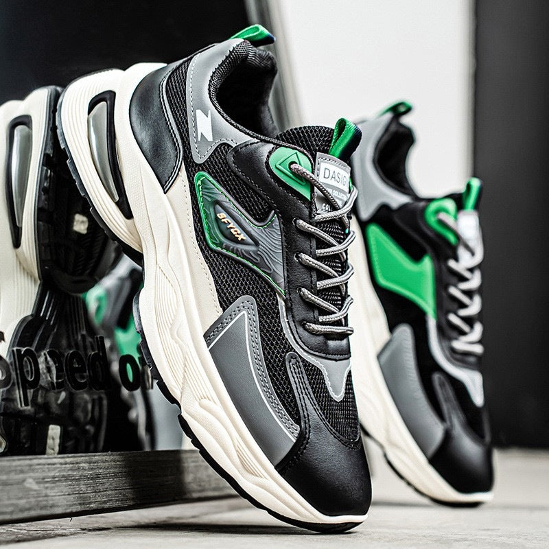 Damen Sportliche Sneakers mit atmungsaktiver Mesh-Konstruktion und rutschfester Laufsohle EB