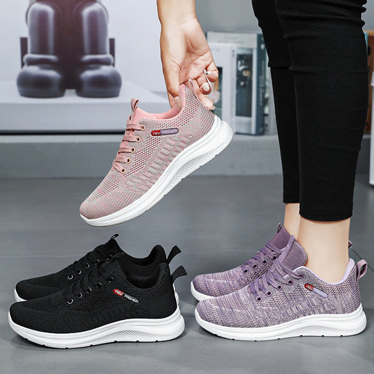 Damen Atmungsaktive und leichte Laufschuhe mit flexiblem Dämpfungssystem EB