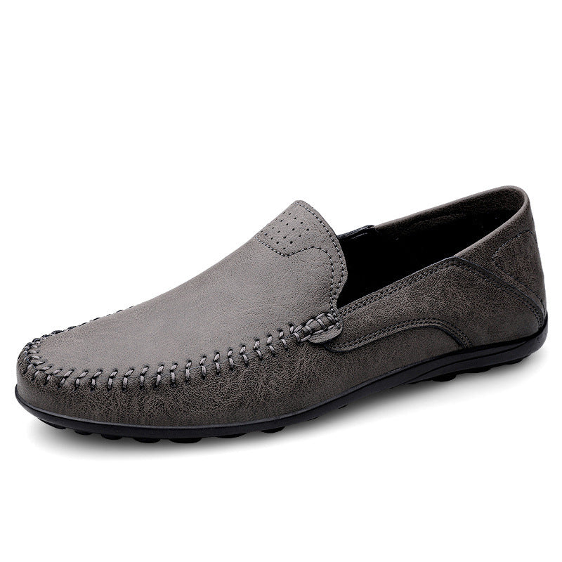Herren Mokassins aus weichem Leder mit rutschfester Sohle EB
