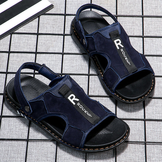 Herren Komfortable und stylische Freizeitsandalen mit verstellbarem Riemen EB