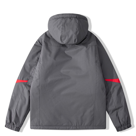 Damen isolierte Outdoor-Jacke mit verstellbarer Kapuze EB