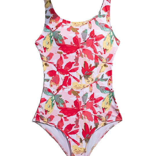 Damen Einteiliger Badeanzug mit floralem Muster EB