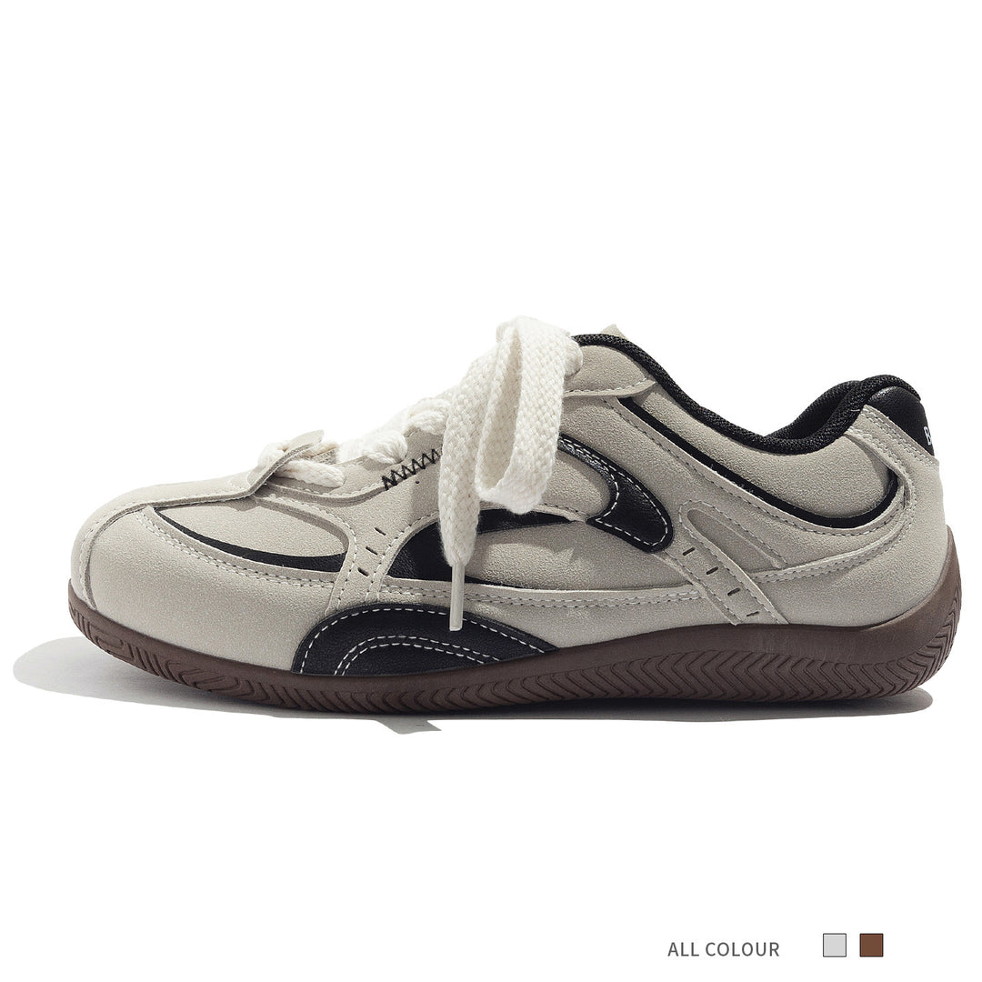 Damen Sportliche Sneaker mit rutschfester Gummisohle und atmungsaktiver Struktur EB
