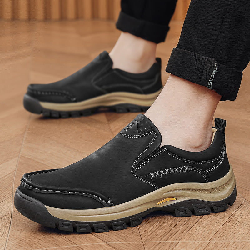Herren Bequeme und strapazierfähige Slip-On Schuhe EB