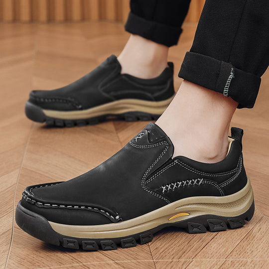Herren Bequeme und strapazierfähige Slip-On Schuhe EB