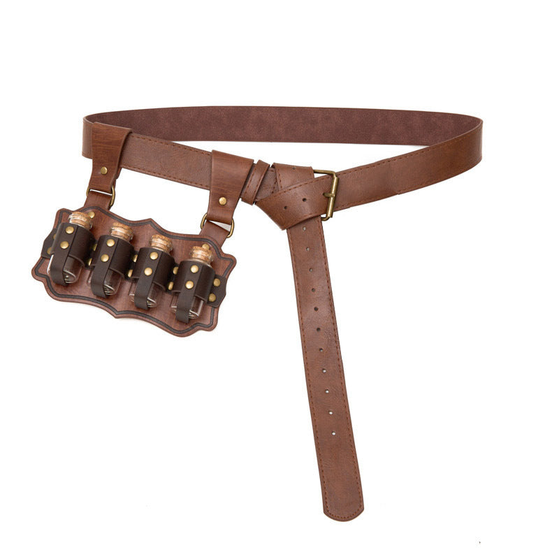 Damen Rock mit asymmetrischen fransigen Details und eleganter Spitzenborte EB