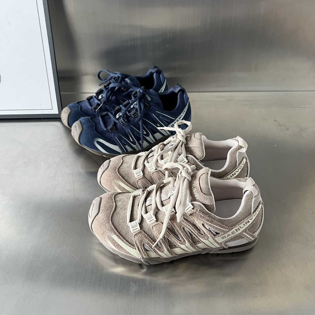 Damen Sportliche Outdoor-Sneaker mit atmungsaktiver Obermaterialstruktur und rutschfester Sohle EB