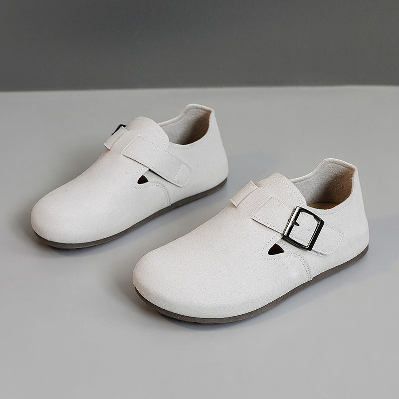 Damen Bequeme Slipper mit verstellbarem Riemen und modischem Design EB