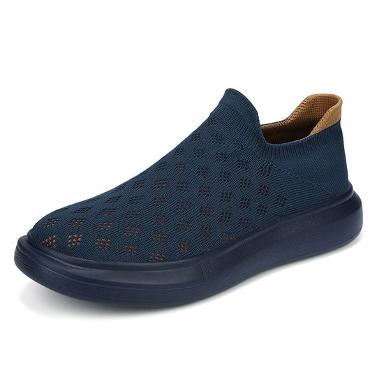 Damen Atmungsaktive Slip-On Sneakers mit elastischem Design EB